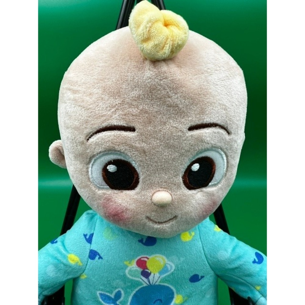 Cocomelon JJ Plush Musical Toy Kids 10 Inch Blue Whale Pajamas Soft Doll